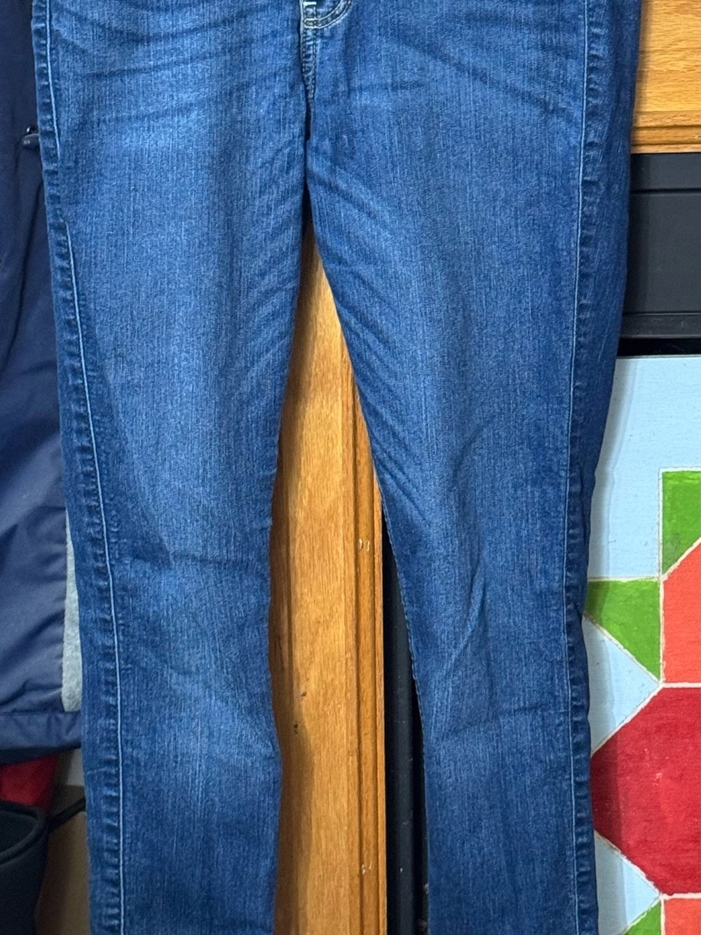 Hollister Classic Blue Straight-Leg Women's Jeans